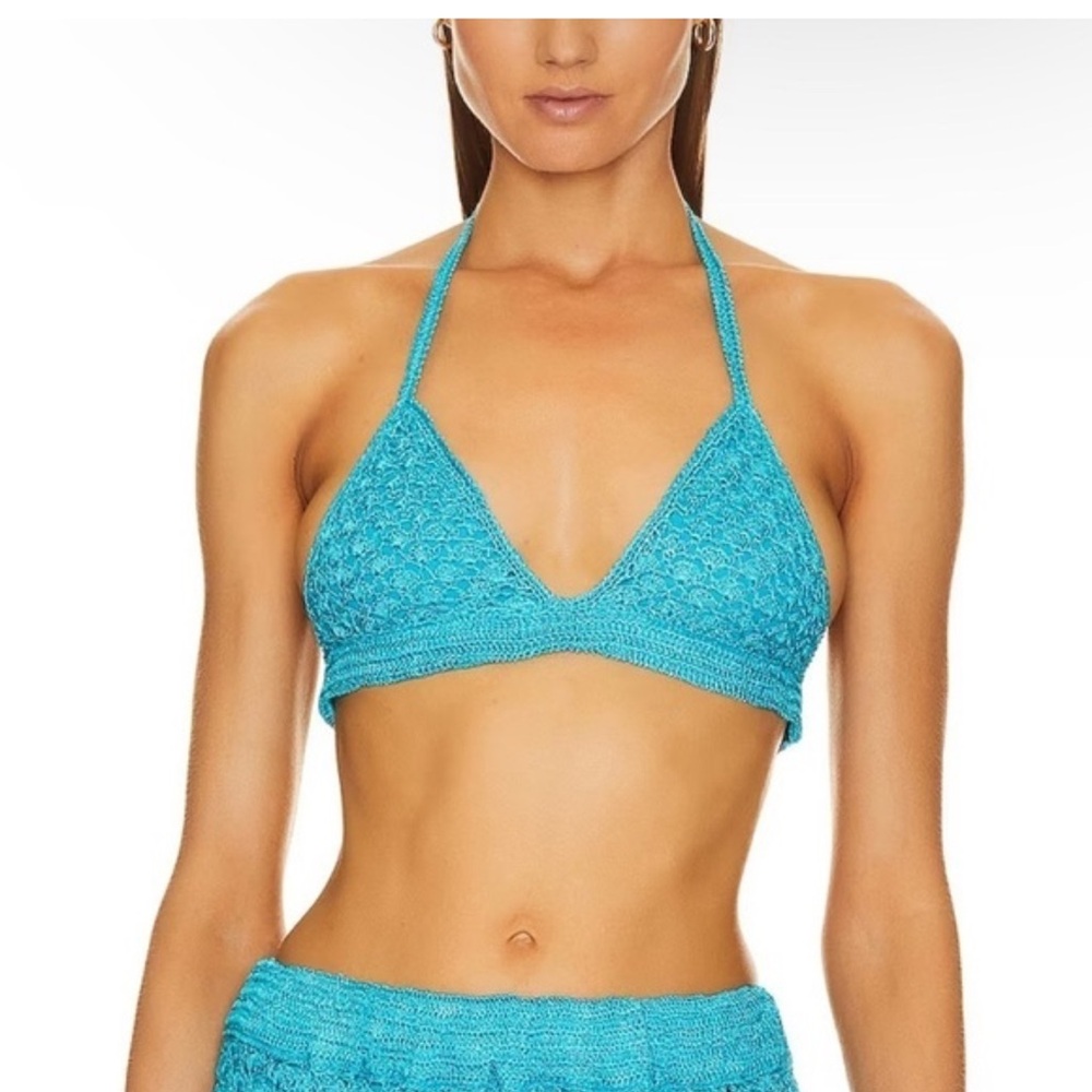 SER.O.YA Nola Crochet Triangle Top XS